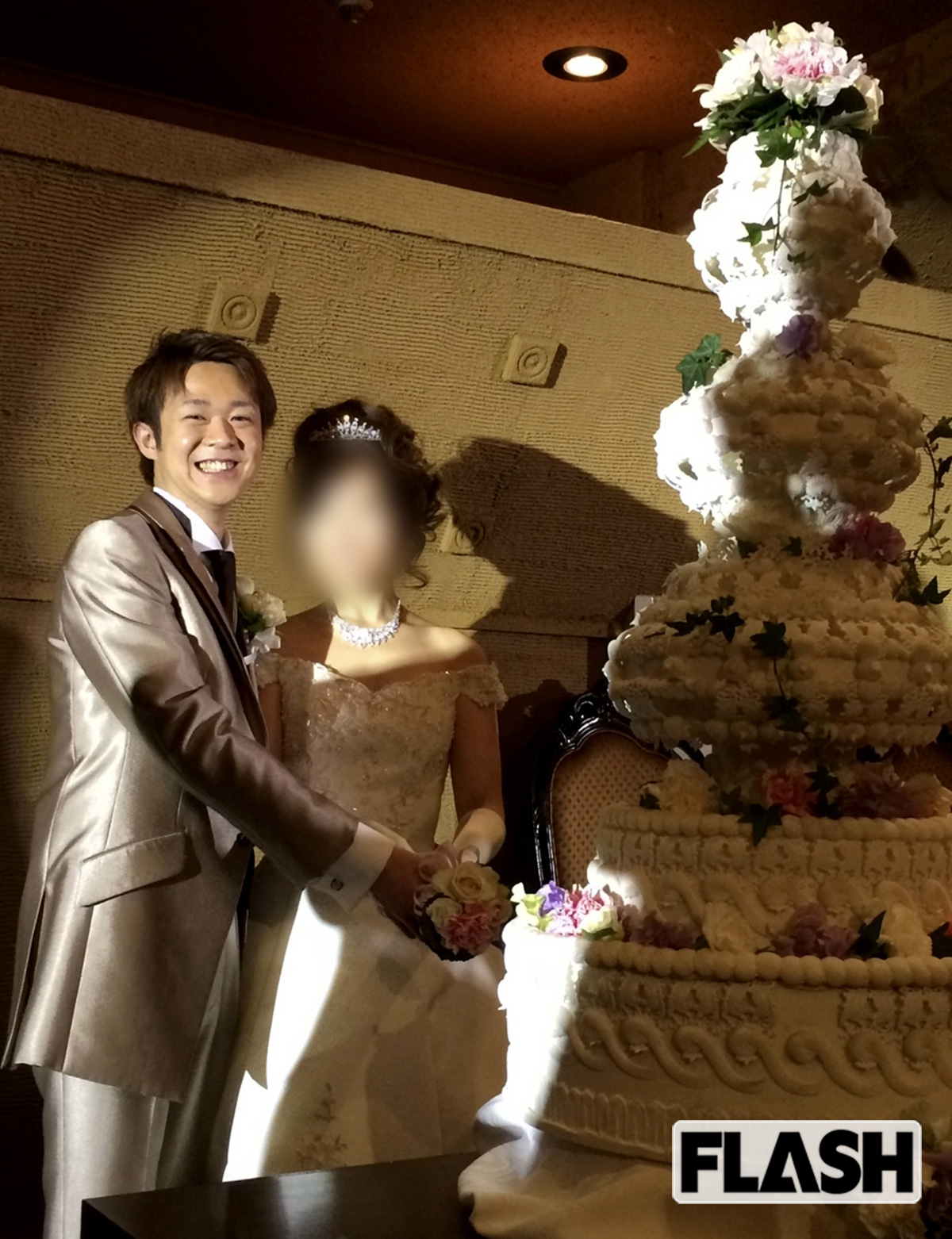 2014年にA子さんと結婚式を挙げていた河野直也（写真・麻雀関係者提供）
