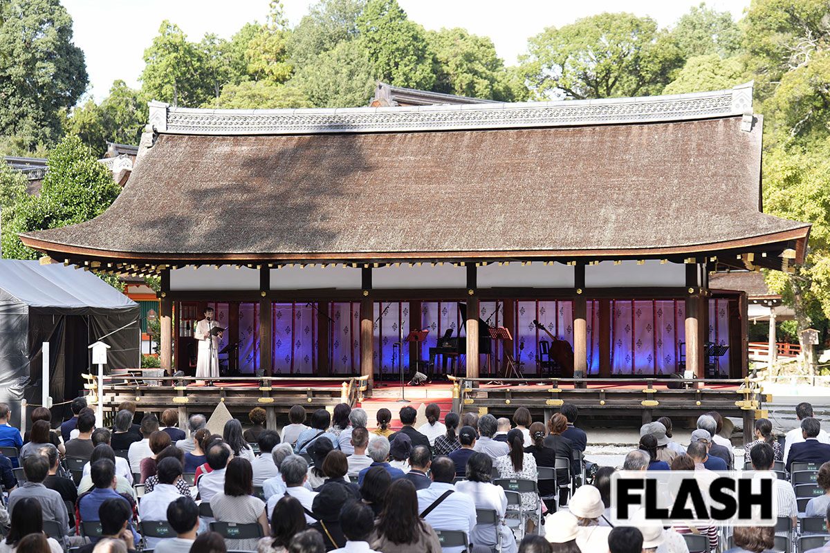 2025年の「都のかなで」での上賀茂神社（写真・JR東海提供）