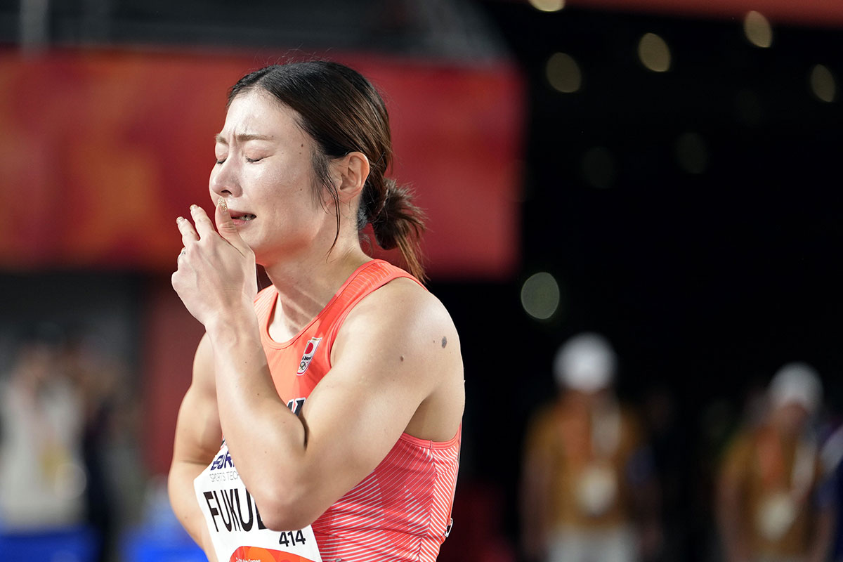【わかちこ大作戦で金】福部真子、「菊池病」乗り越え涙！アジア大会100m障害で44年ぶり大偉業