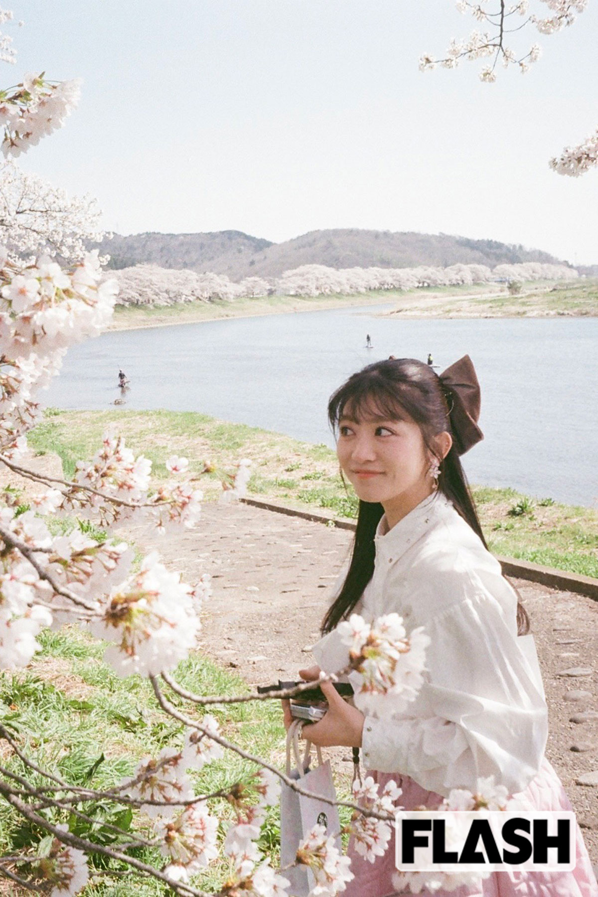 「私の地元・宮城県大河原町。春になると千本桜をひと目、見ようと、多くの観光客が訪れます」