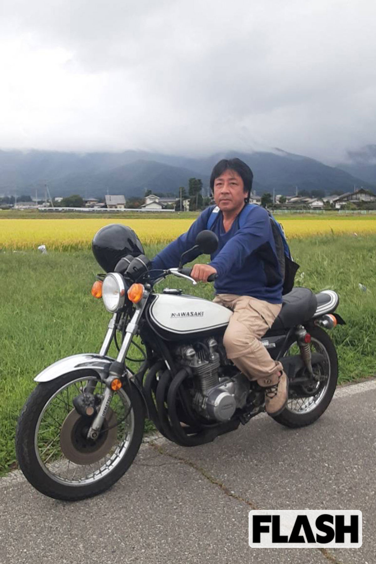 スペシャルドラマ、劇場版『GTO』で使用されたKawasaki Z1（1975年式／走行距離3万4063km）のオーナー・瀧澤明成さん