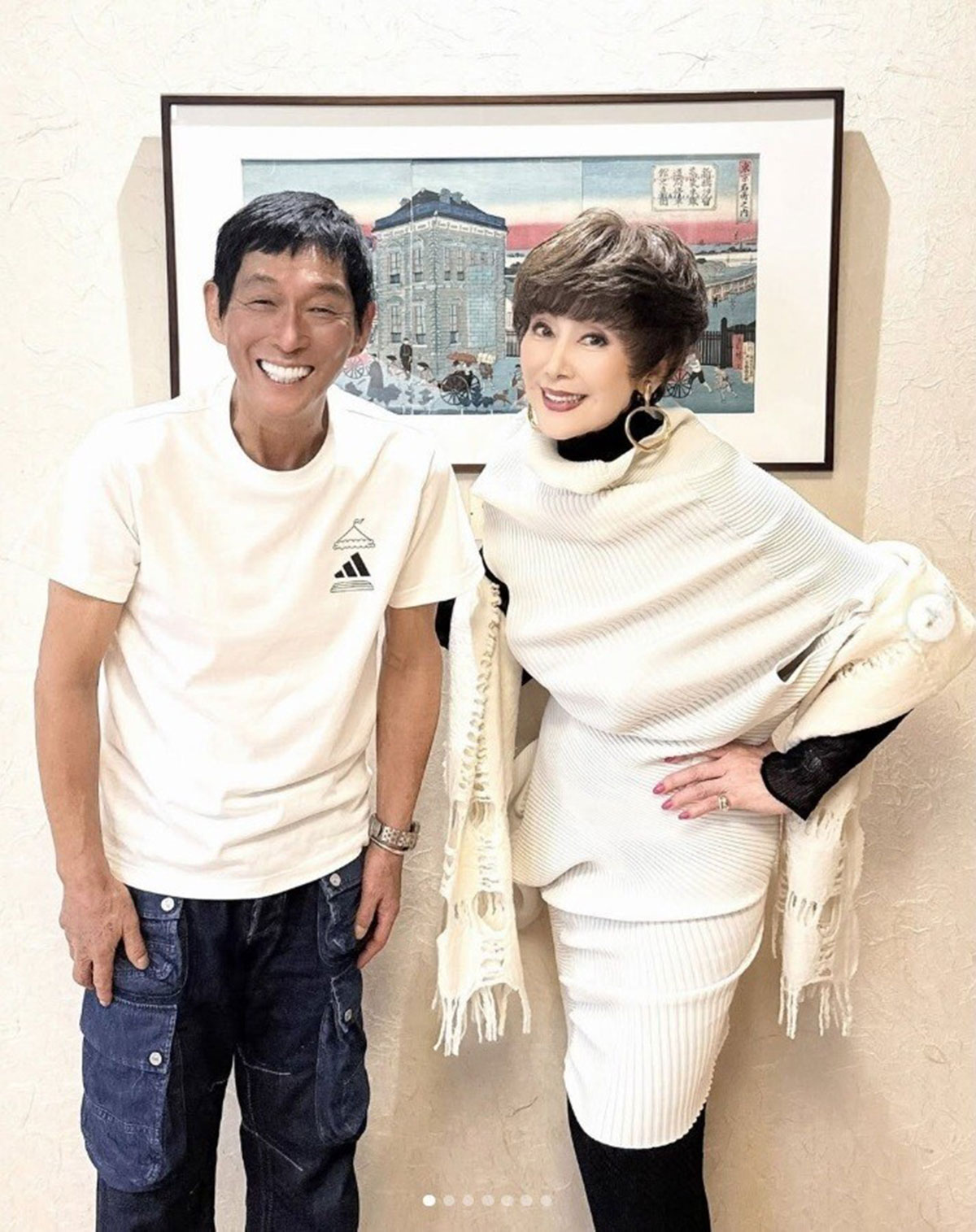 『さんま御殿』出演を報告した楠田枝里子。変わらない“美肌”に注目が集まった（画像・楠田枝里子のInstagram「@erikokusuta」より）