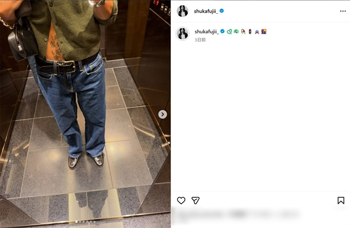 藤井流星の妹・藤井萩花がInstagramに投稿した“花タトゥー”写真