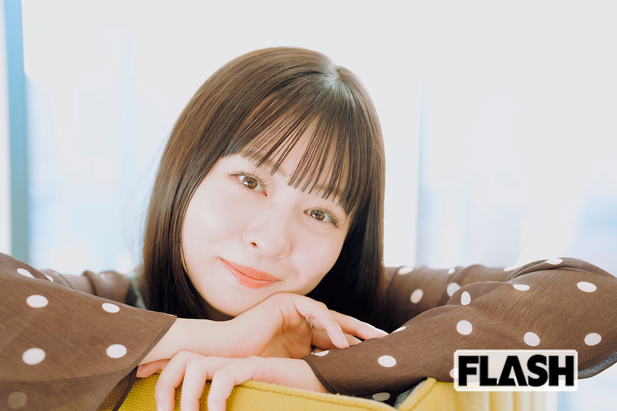 莉子は、ジュニアモデル時代に身長が足りず「毎日、牛乳を飲んでいました」と明かした（写真・木村哲夫）