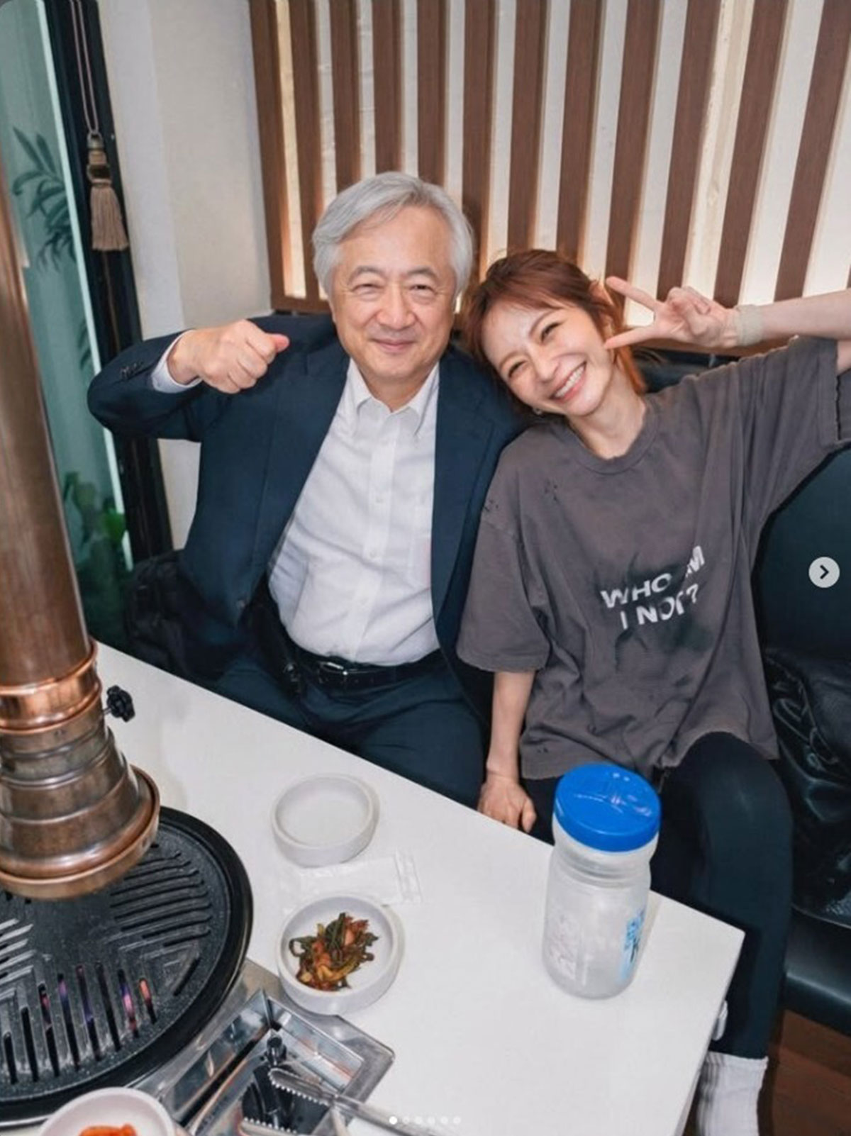 元参議院議員の実父との韓国出張を報告する宮崎麗果（画像・『Reika Miyazaki』のInstagram「@reika_miyazaki」より）
