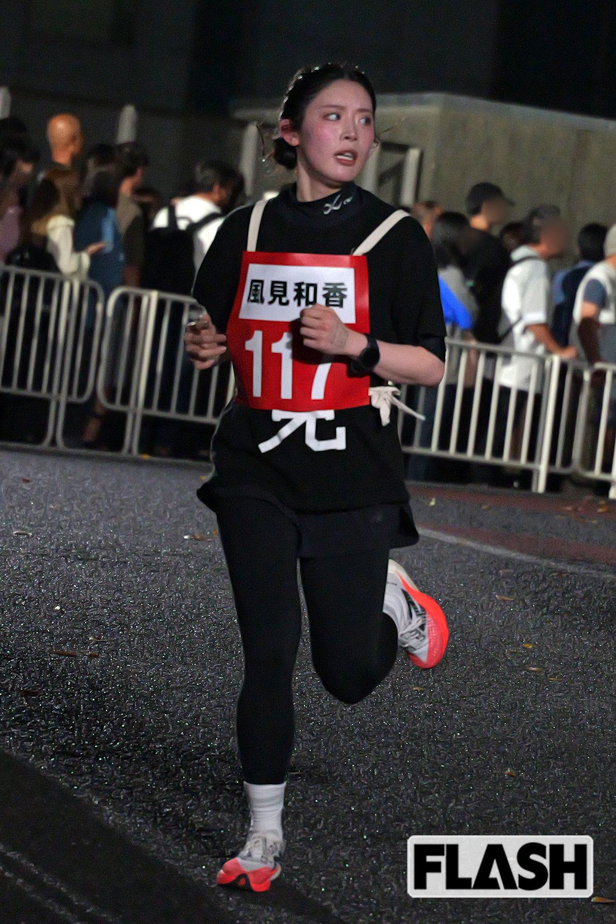 必死に走る風見和香