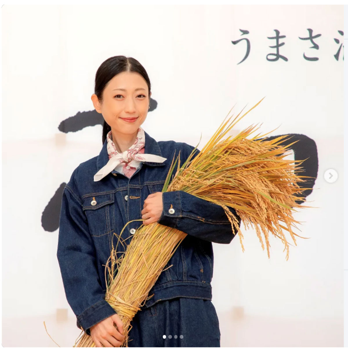 JA全農あきたの公式Instagramより。2024年の壇蜜のPRの様子には、当時すでに激やせが取り沙汰されていたこともあり、ファンから悲痛な声も聞こえていた