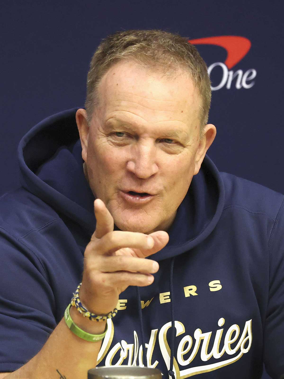 ブルワーズの監督を務めるマーフィー。大学球界出身でMLBでも屈指の名将として知られる（写真・共同通信）