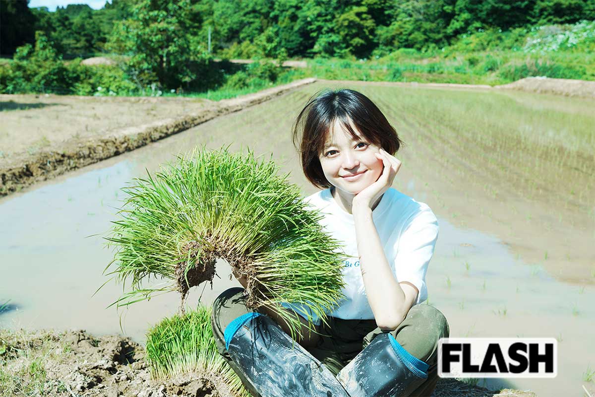 小林涼子は2014年に農作業を手伝って以来、毎年、農繁期は新潟に行っている（写真・本人提供）