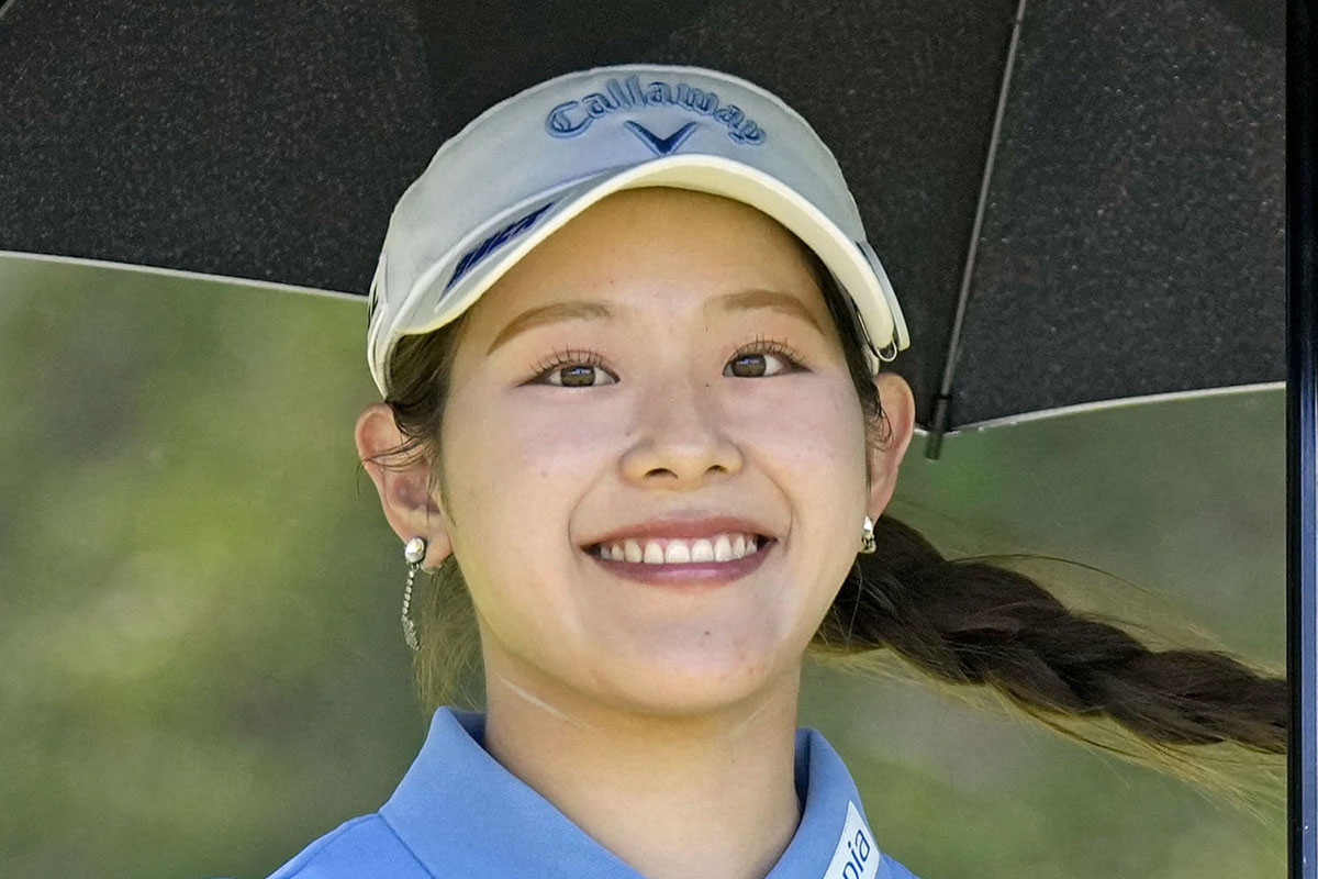 女子ゴルフ・吉田鈴、日本シリーズ始球式登場に「どっかのアイドルかと思った…