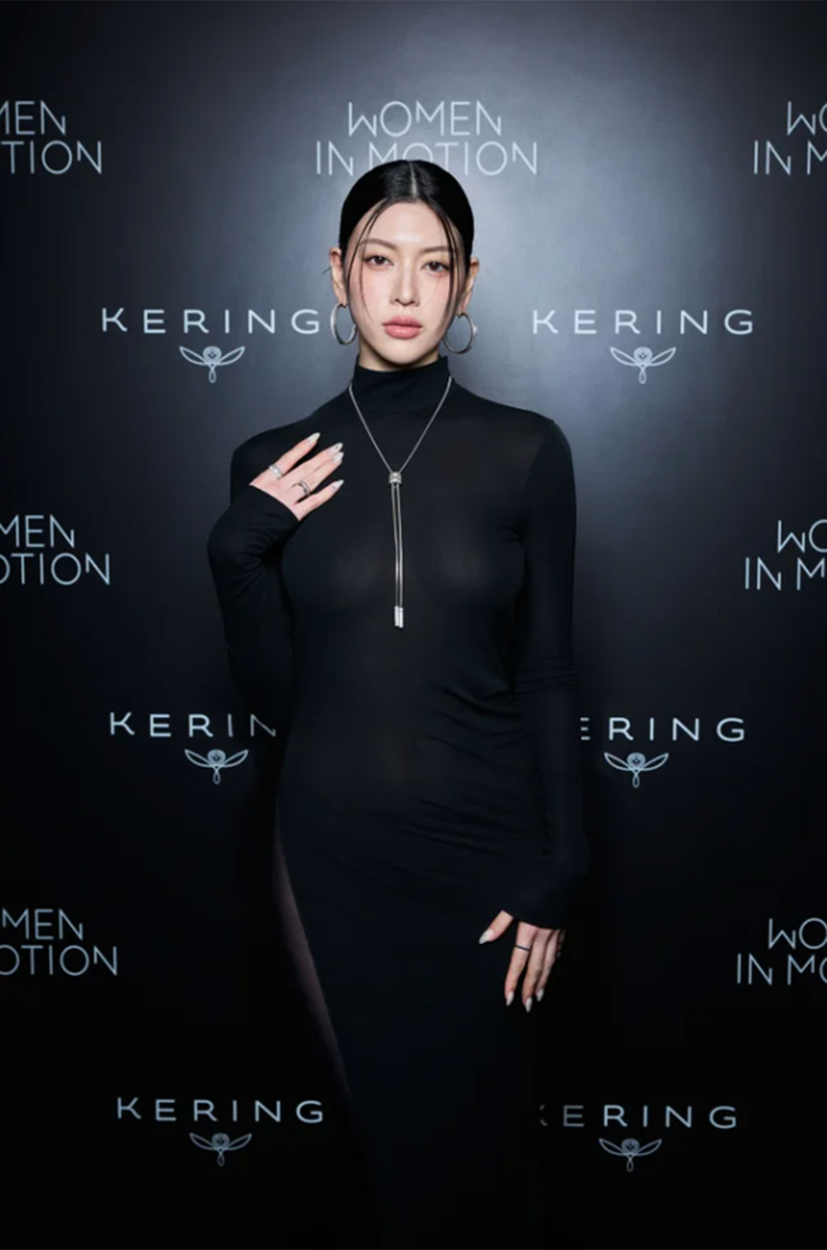 映画関係者を集めたトーク・ディナー『ウーマン・イン・モーション』に出席した三吉彩花（写真・株式会社ケリングジャパンのPRタイムスリリースより）
